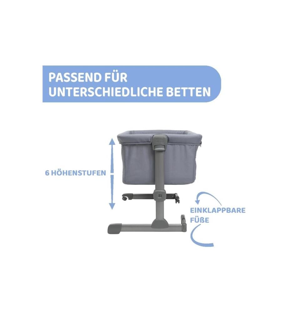 CHICCO - Lit d'appoint Next2Me Essential Terracotta Re_Lux