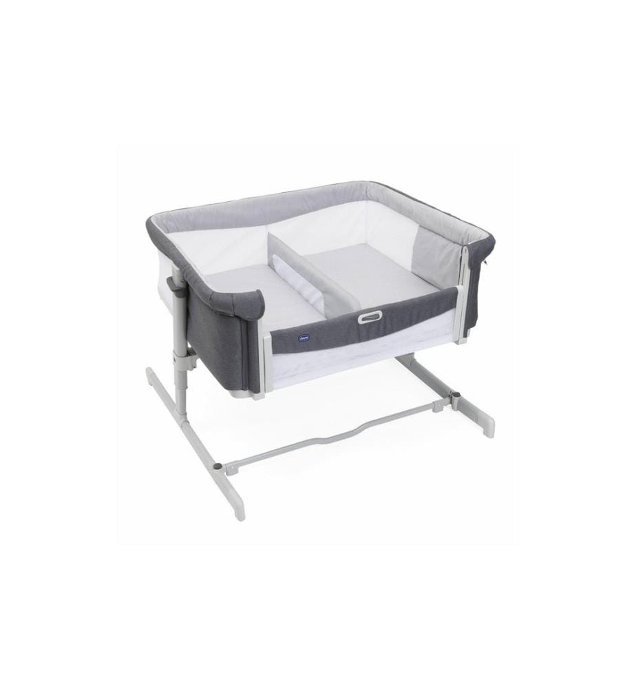 Lettino da campeggio Chicco Next2Me Twins Magnet Grey