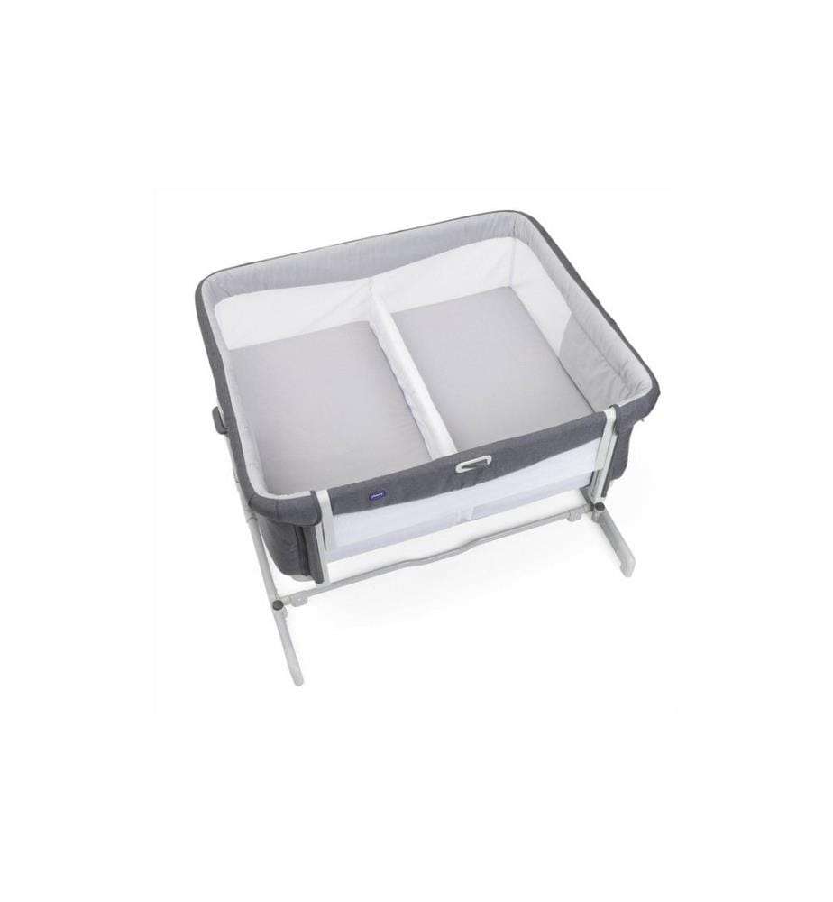 Lettino da campeggio Chicco Next2Me Twins Magnet Grey