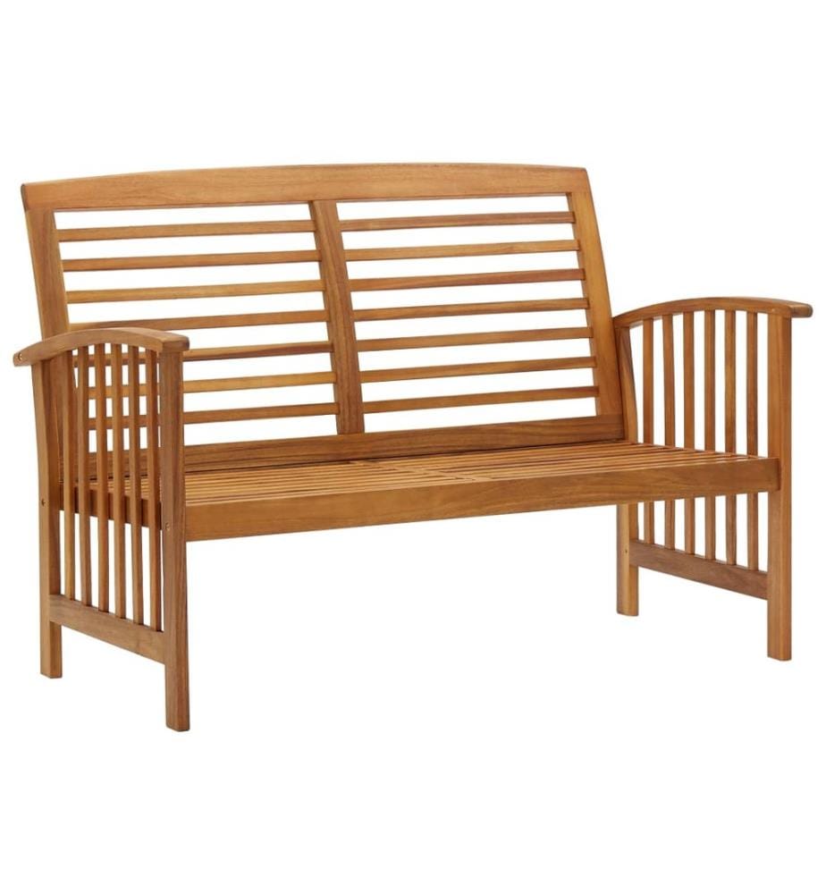 Garden bench 119 cm solid acacia wood