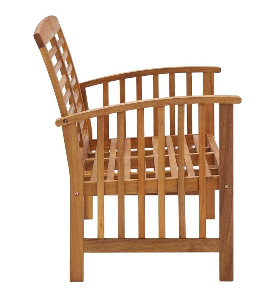 Garden bench 119 cm solid acacia wood