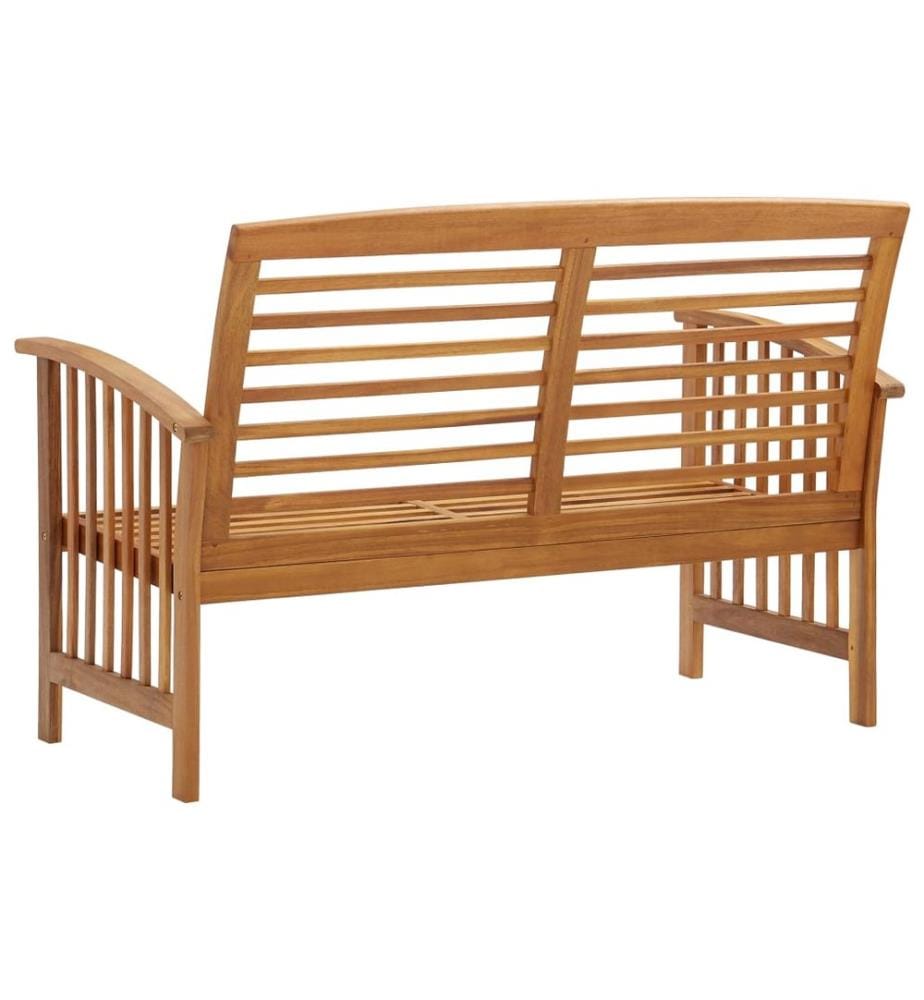Garden bench 119 cm solid acacia wood