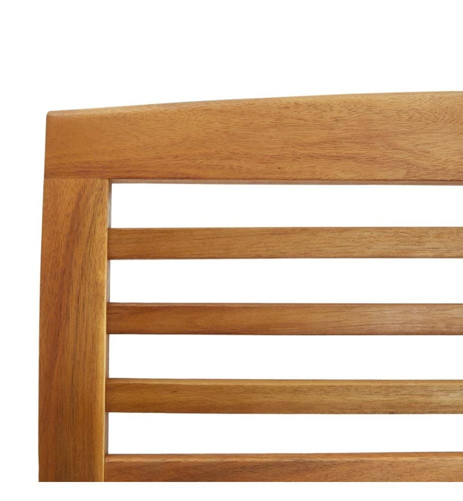 Garden bench 119 cm solid acacia wood