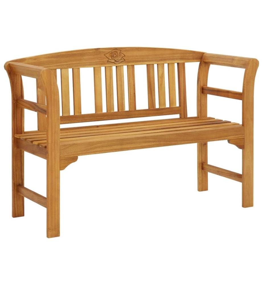 Banc de jardin 120 cm bois d'acacia solide