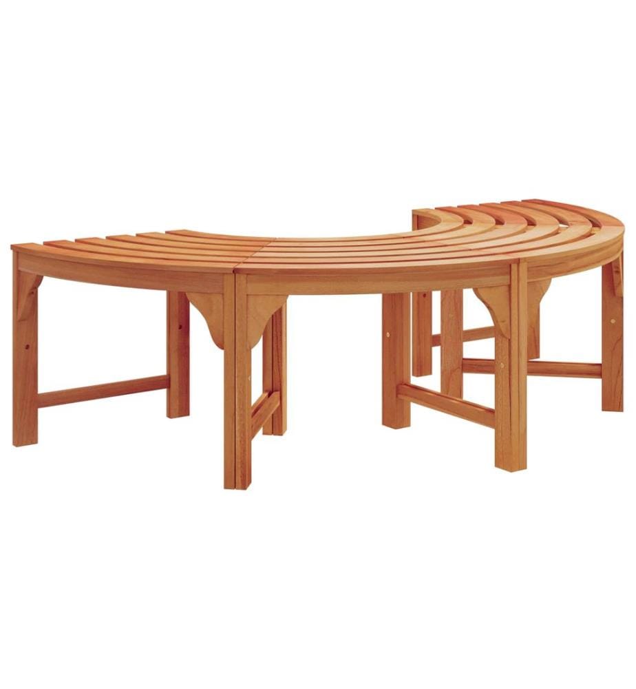Banc d'Arbre 2 pcs Naturel 160 x 80 x 45 cm