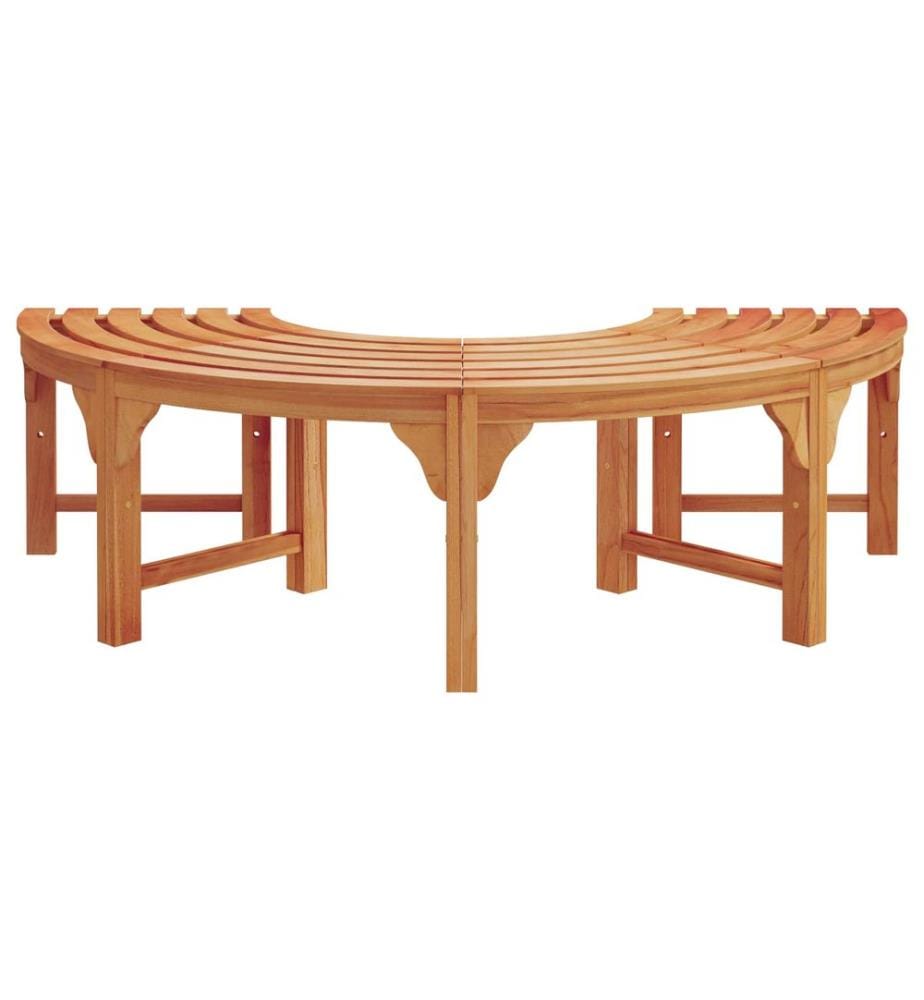 Banc d'Arbre 2 pcs Naturel 160 x 80 x 45 cm