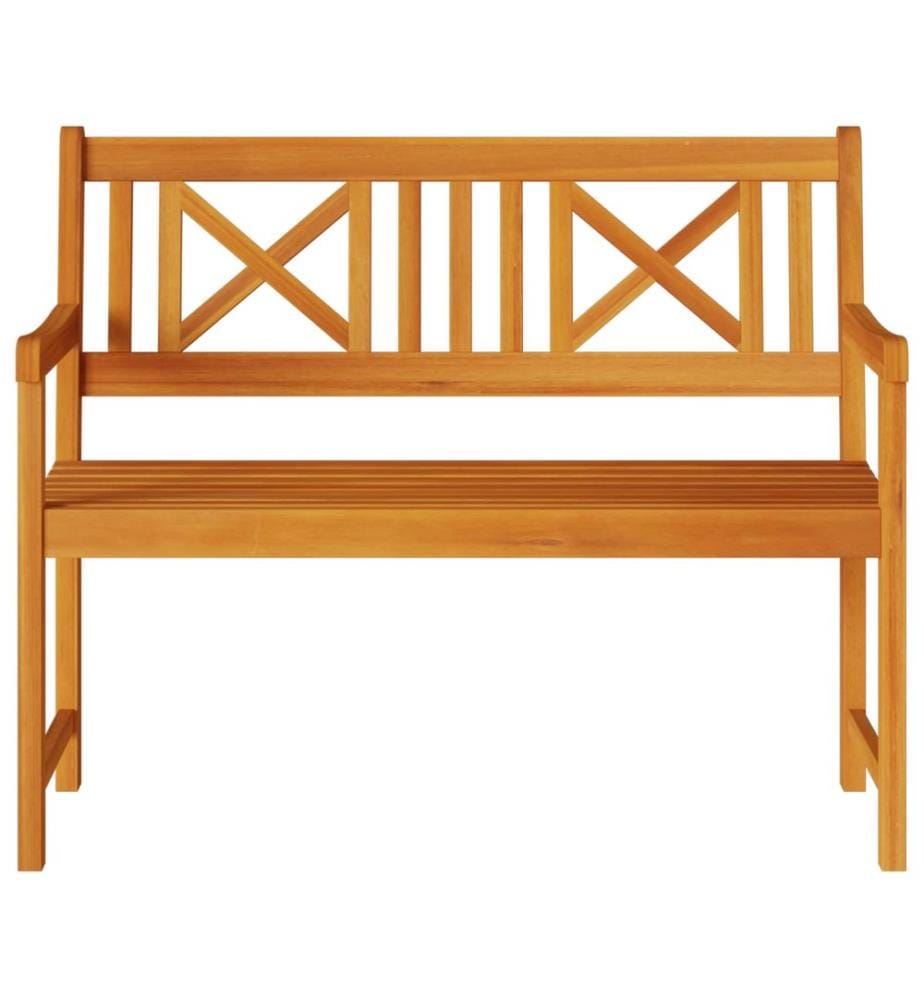 Garden Bench Brown 110 x 56 x 90 cm Solid Acacia Wood