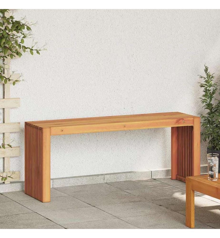 banc Huile Naturelle 110 x 30 x 45 cm Bois de teck massif