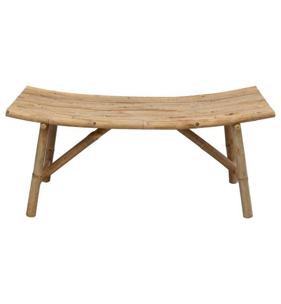 Banc de jardin Naturel 110 x 45 x 50 cm Bambou