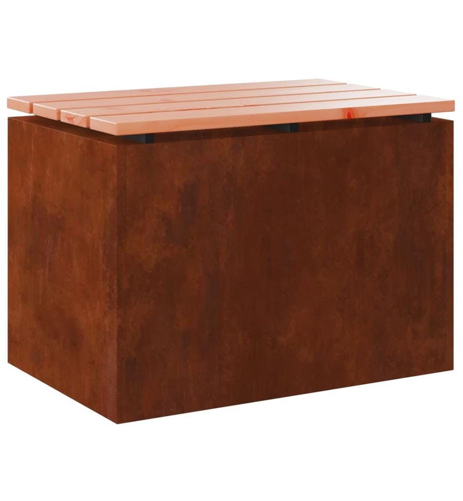 Garden Bench Rusty 60 x 40 x 43 cm