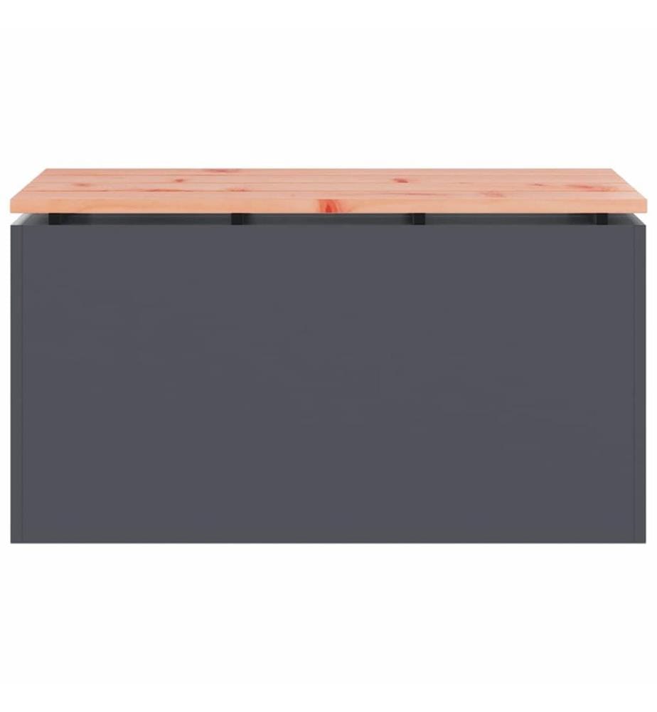 Gartenbank Anthrazit 80 x 40 x 43 cm