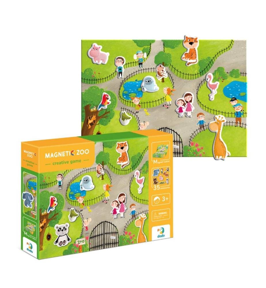 Set magnetico Zoo da 36 pezzi, 36m+, con morsetti magnetici
