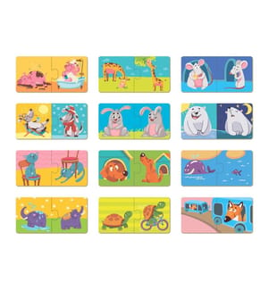 Puzzle Duo Contraire 12 pezzi 36m+
