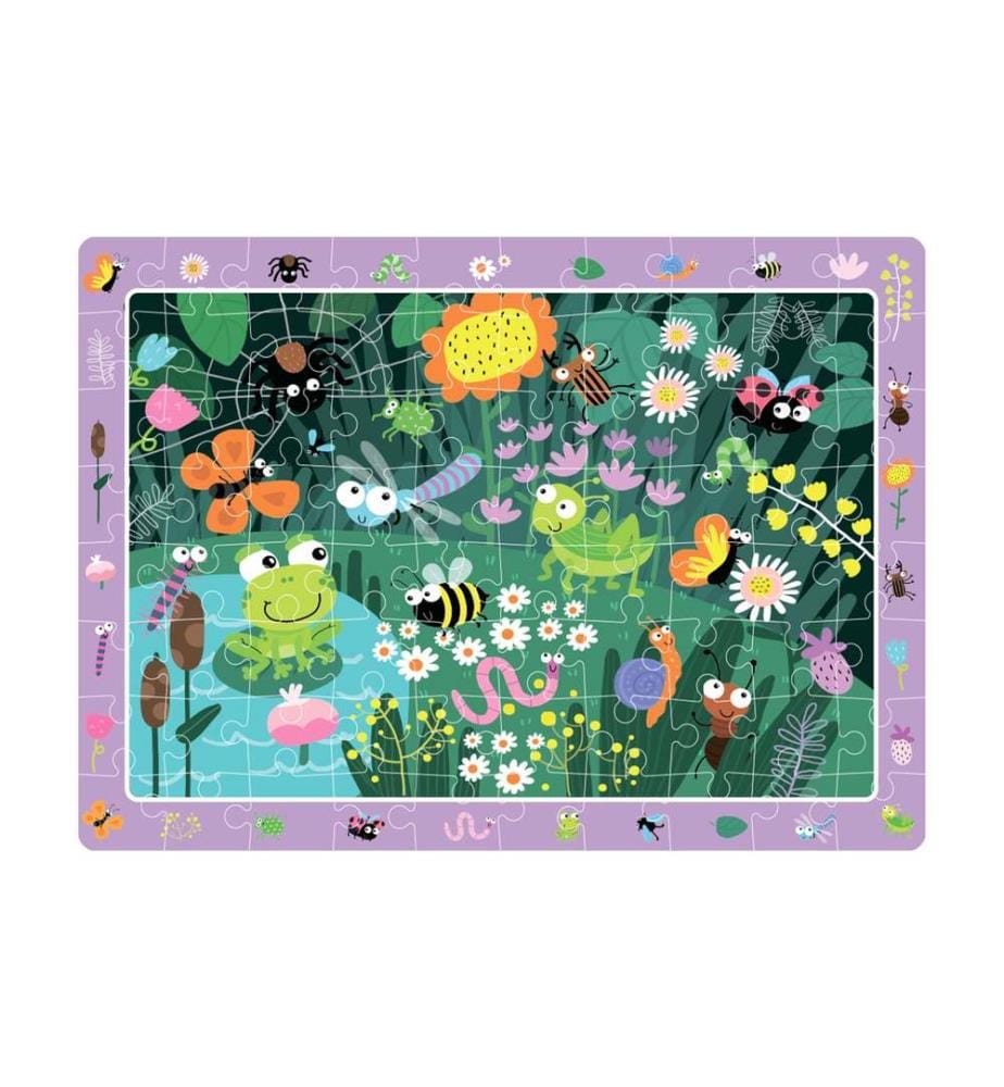 Puzzle d'observation En jardin 80 éléments, 5a+