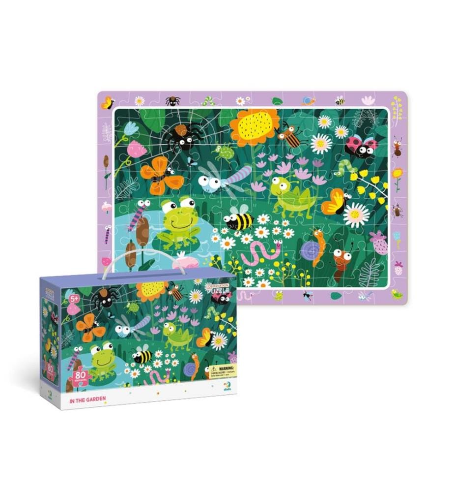 Puzzle d'observation En jardin 80 éléments, 5a+