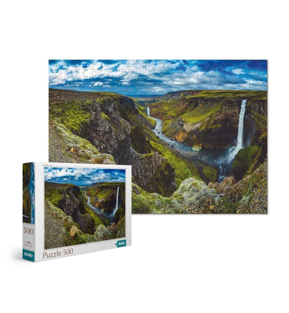 Puzzle Haifoss Islanda 500 elementi, arrampicata 8a+