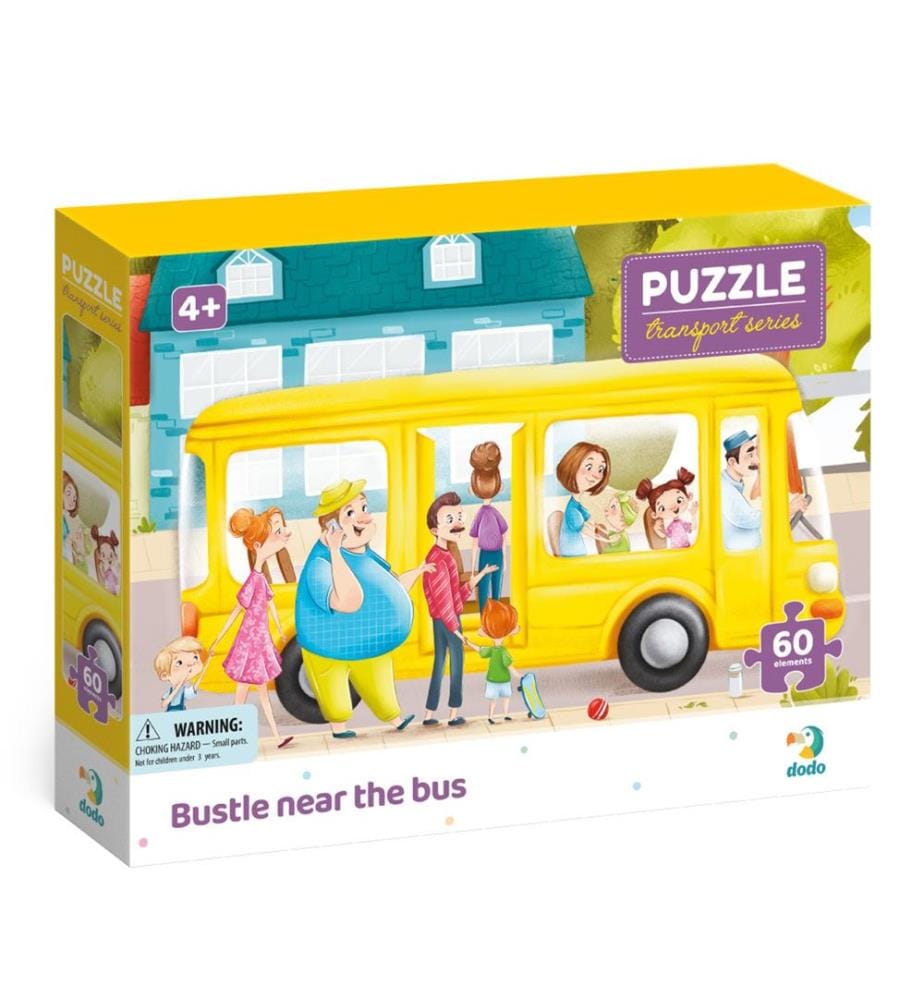 Puzzle intorno all'autobus 60 elementi, 4a+