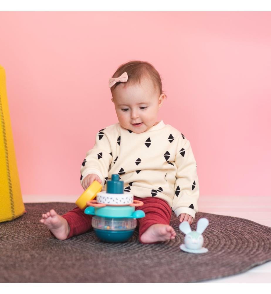 Jouet stacking lapin