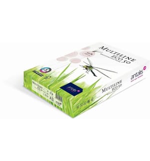 ANTALIS - Kopierpapier Multiline Eco 50 A3, Weiss, 80 g/m²,500 Blatt