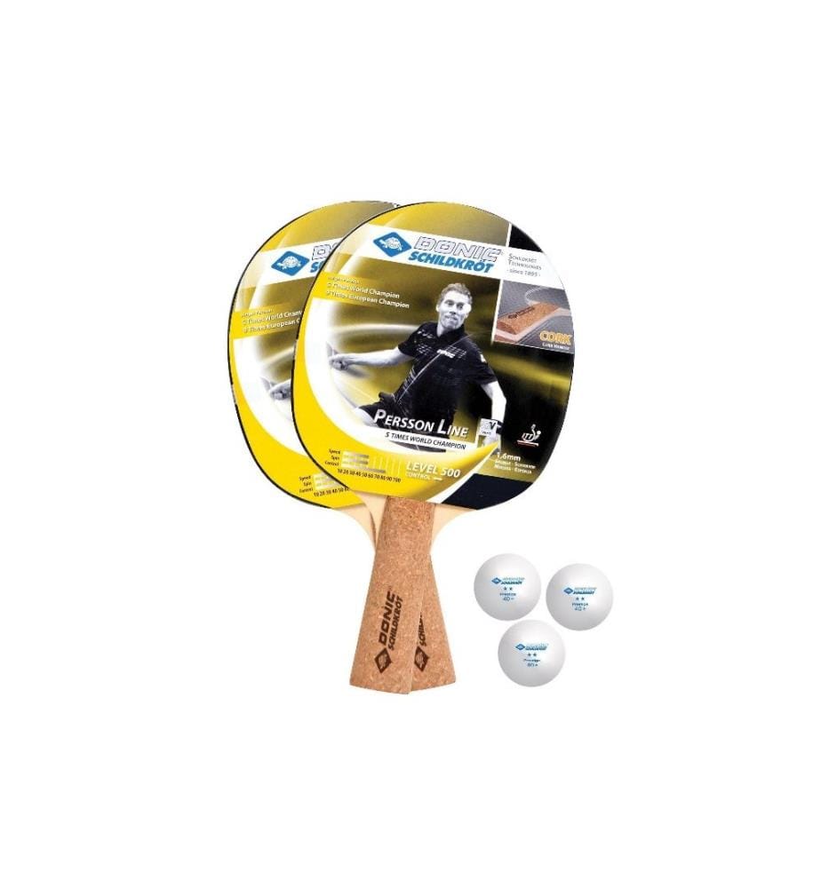 DONIC SCHILDKRÖT - Kits de tennis de table Persson 500 Kork Set