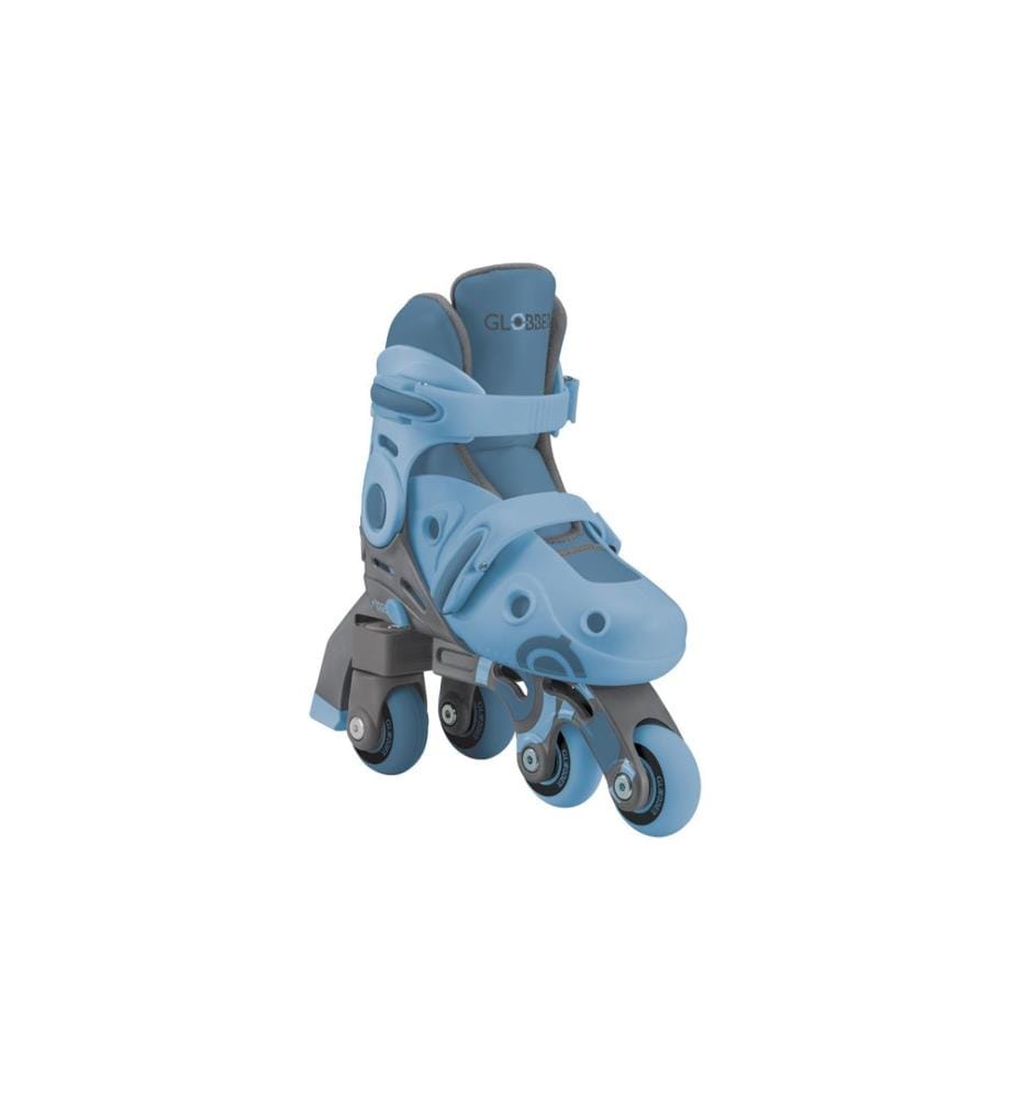 GLOBBER - Rollers en ligne 2 en 1 tailles 26-29, bleu cendré