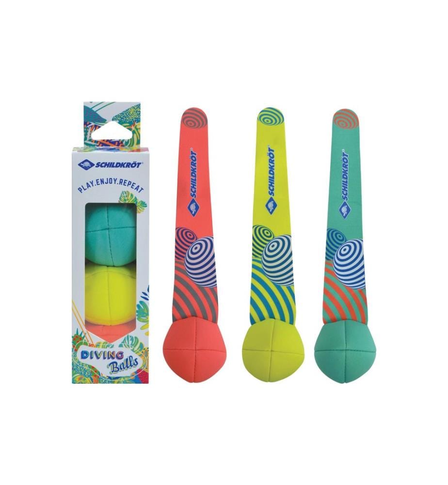SCHILDKRÖT FUNSPORTS - Schildkröt Neopren Tauchbälle 3er (Beach-Design)