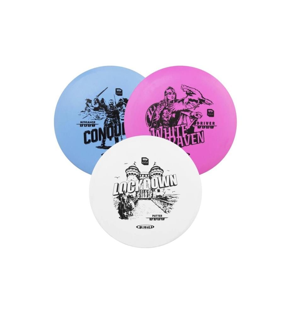 SCHILDKRÖT FUNSPORTS - Guru Disc Golf Set de démarrage 3 pièces