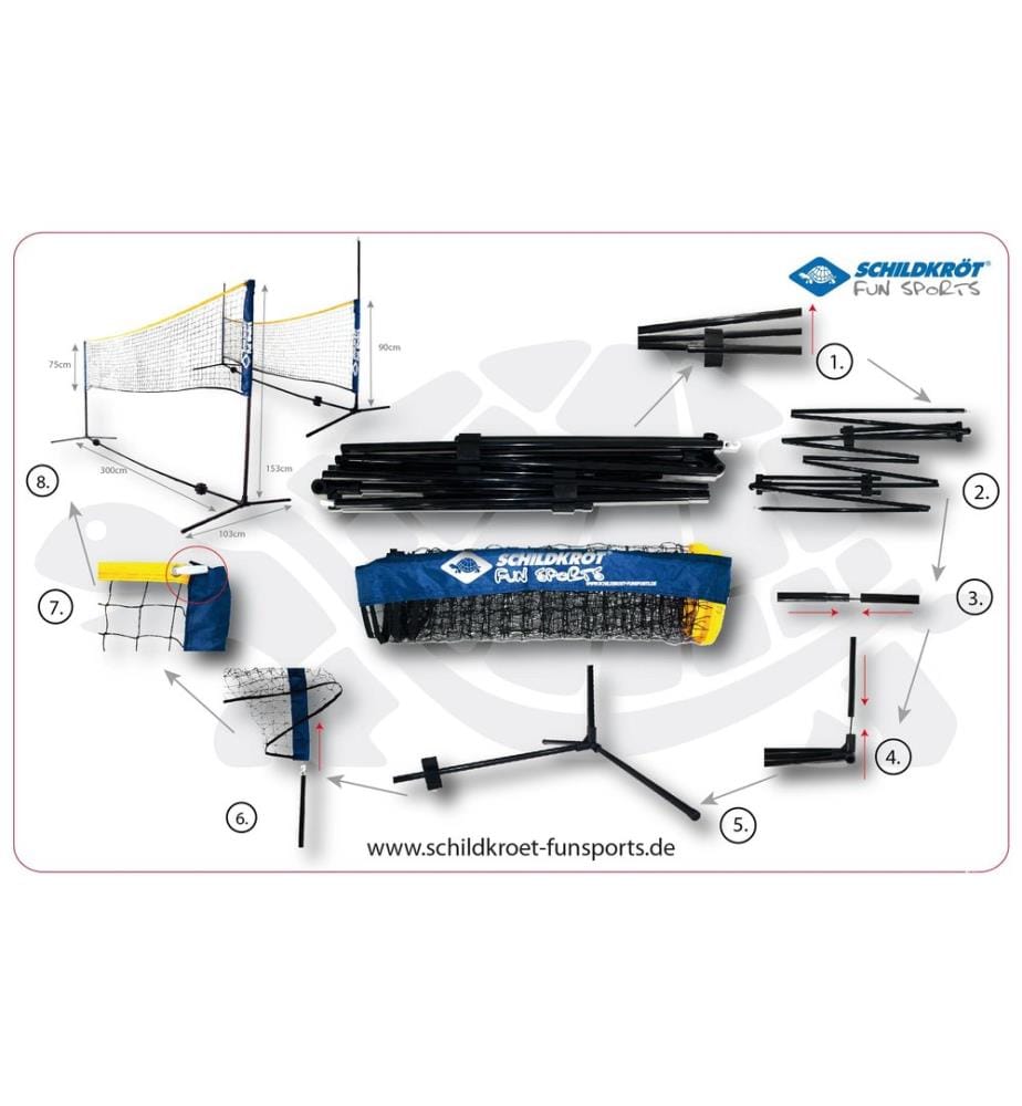 SCHILDKRÖT FUNSPORTS - Kombi Netz Set