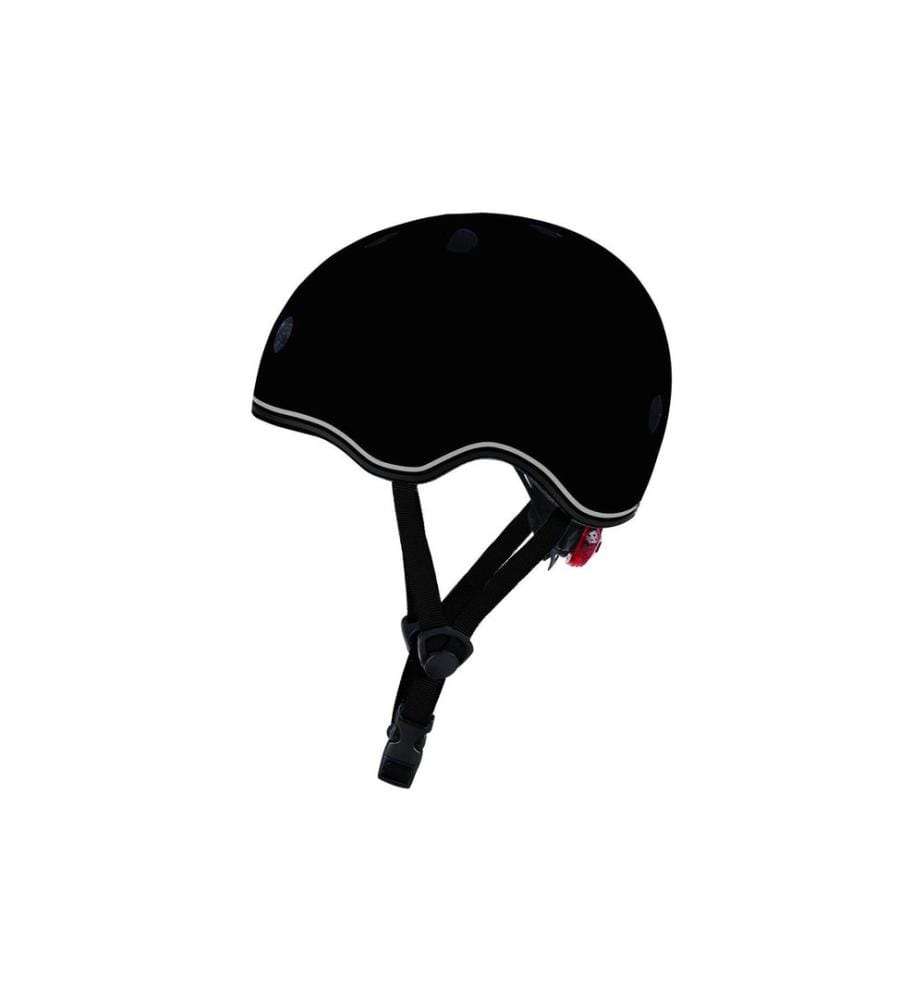 GLOBBER Kinderhelm Evo Lights Schwarz, XS-S