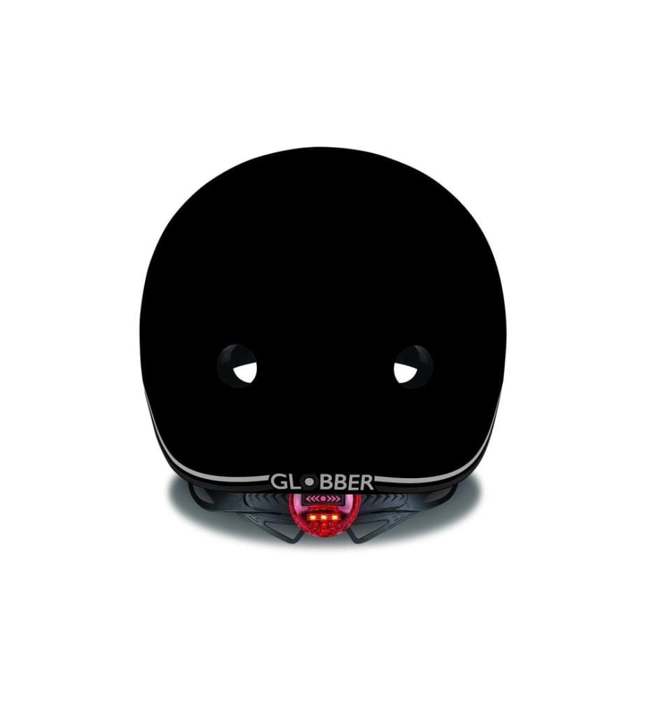 GLOBBER Kinderhelm Evo Lights Schwarz, XS-S