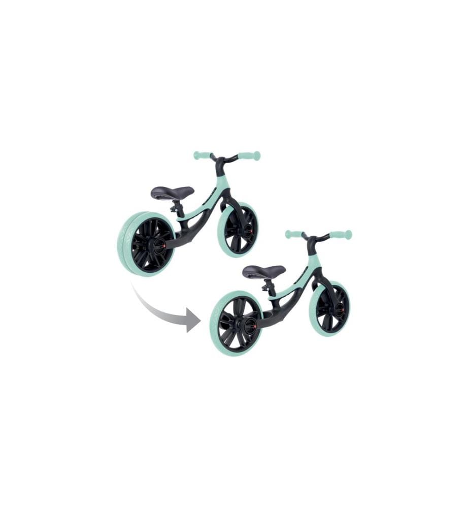 GLOBBER Kinder-Laufrad GO Bike Elite Duo Schwarz/Mint