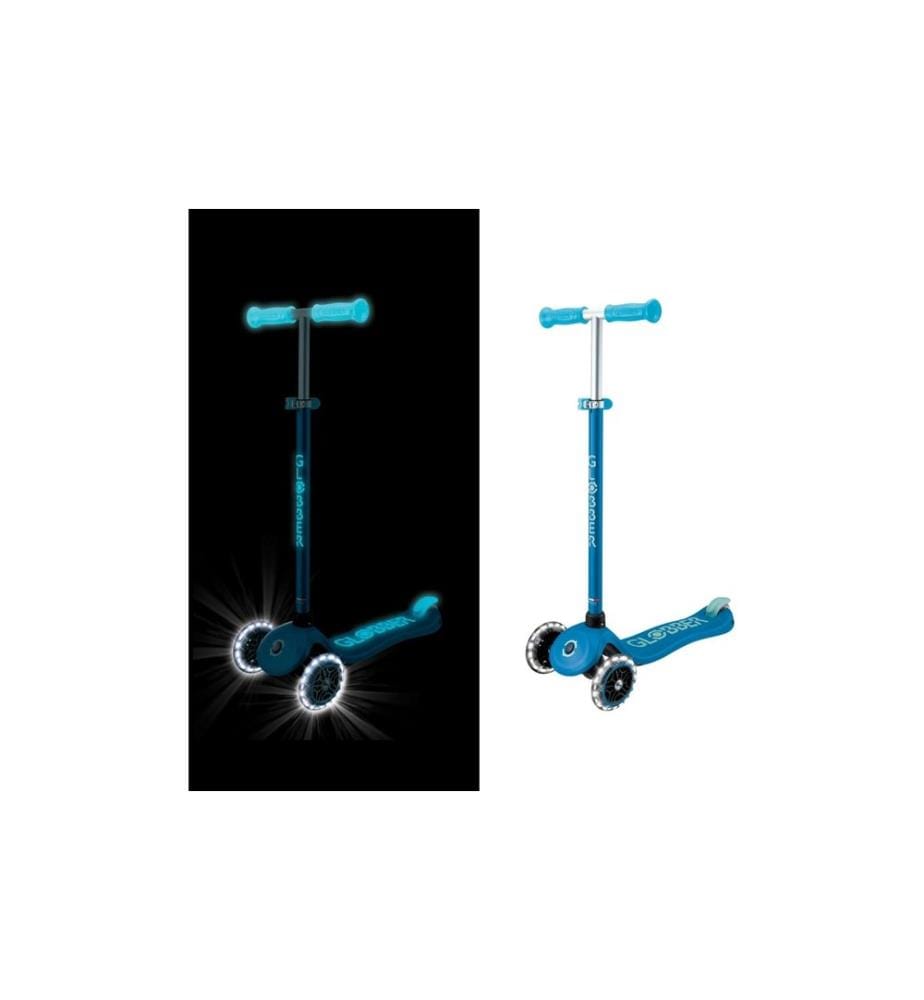 GLOBBER Scooter Primo Plus Glow Lights Blau