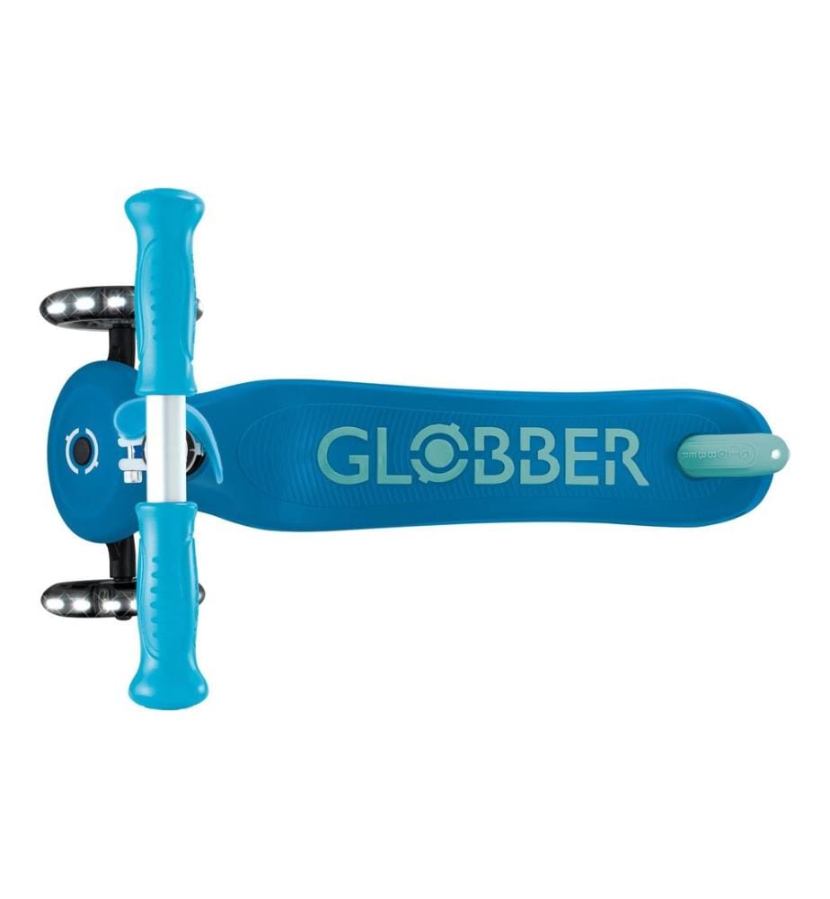 GLOBBER Scooter Primo Plus Glow Lights Blau
