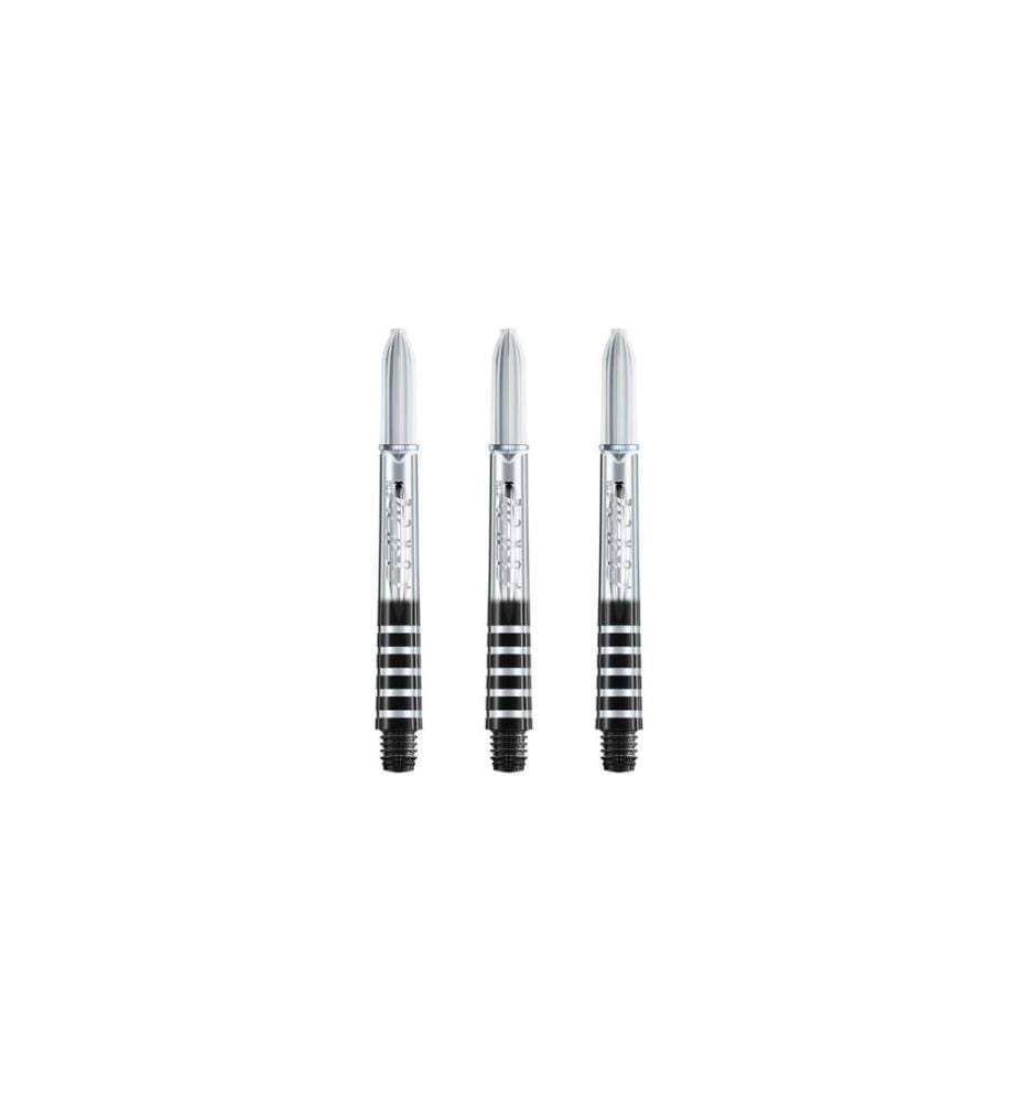 Tige Prism Force Medium Winmau 47 mm, 3 pièces – Transparent