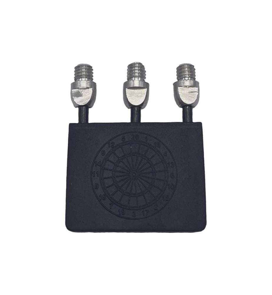 Karella Fléchettes souples en métal Alu 3 pièces avec set de porte-fléchettes
