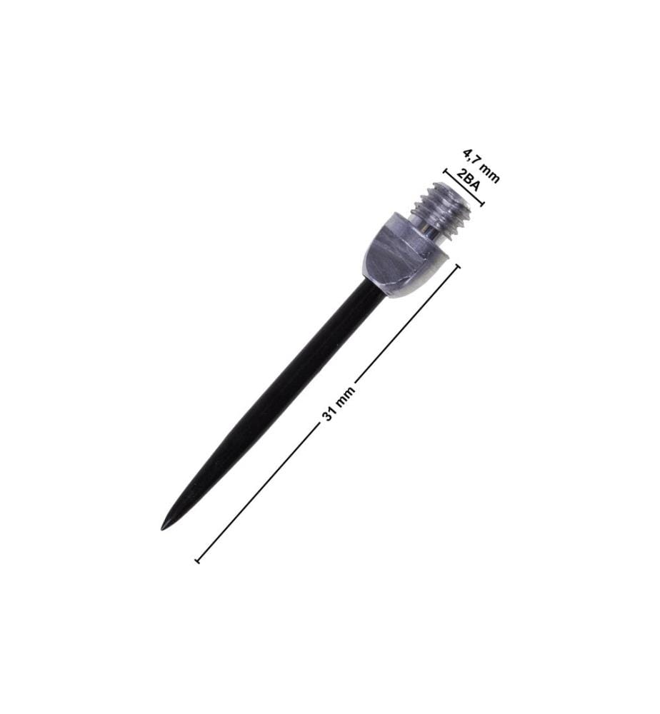 Karella Fléchettes souples en métal Alu 3 pièces avec set de porte-fléchettes