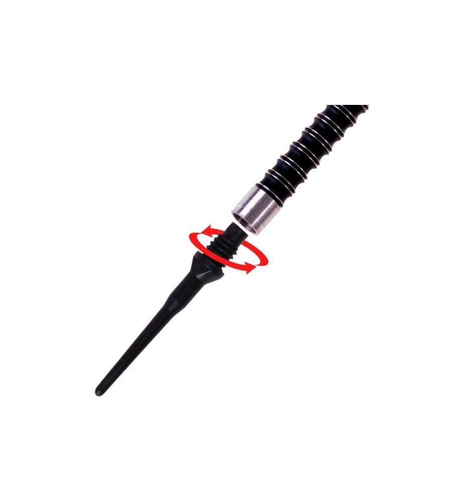 Karella Softspitzen Keypoint 100 Stück – Schwarz