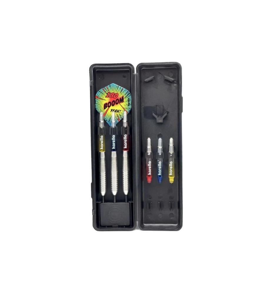 Karella Fléchettes en acier Comic Line CL-4 23 g, 3 pièces