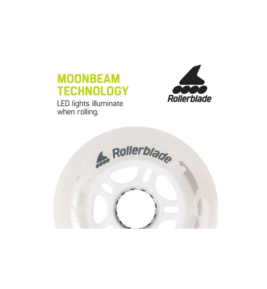 ROLLERBLADE Ersatzräder-Set Moonbeams LED 80/82A