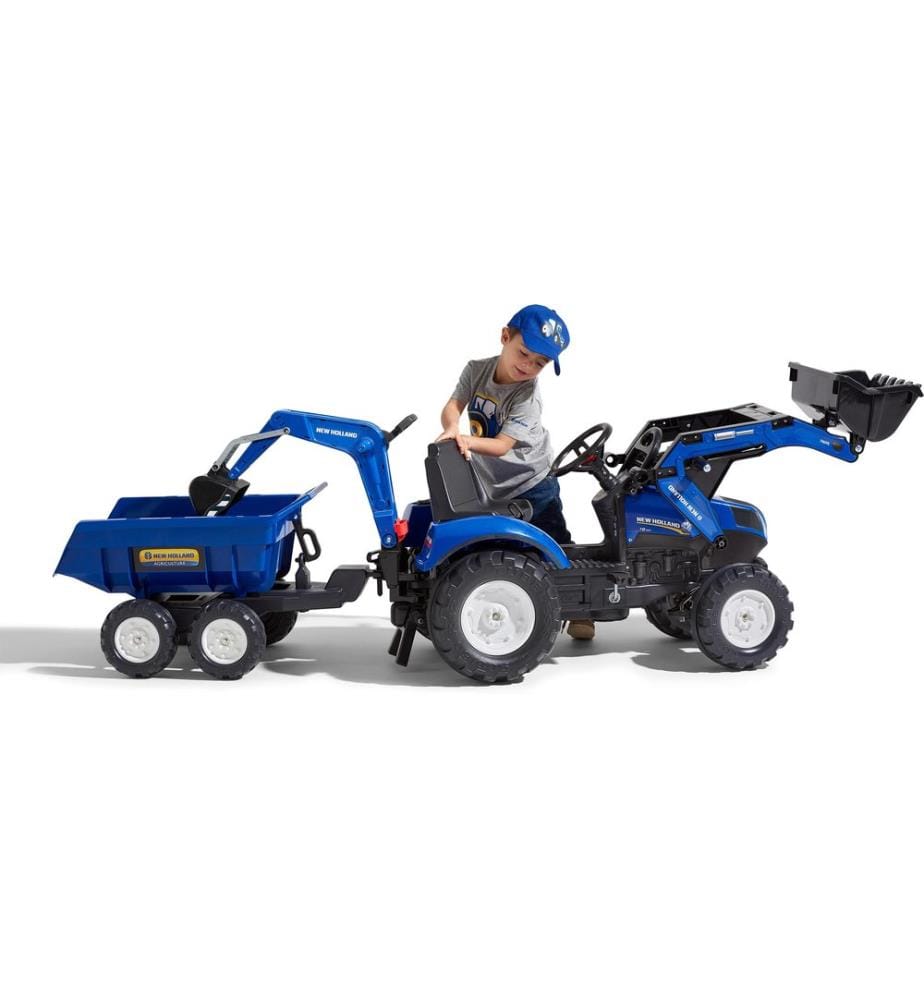 Falk New Holland Traktor + Anh. XXL