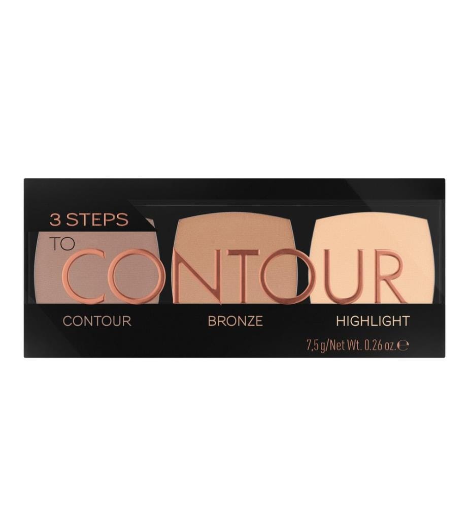 Catrice - Contouring Palette 3 Steps To Contour mehrfarbig 010