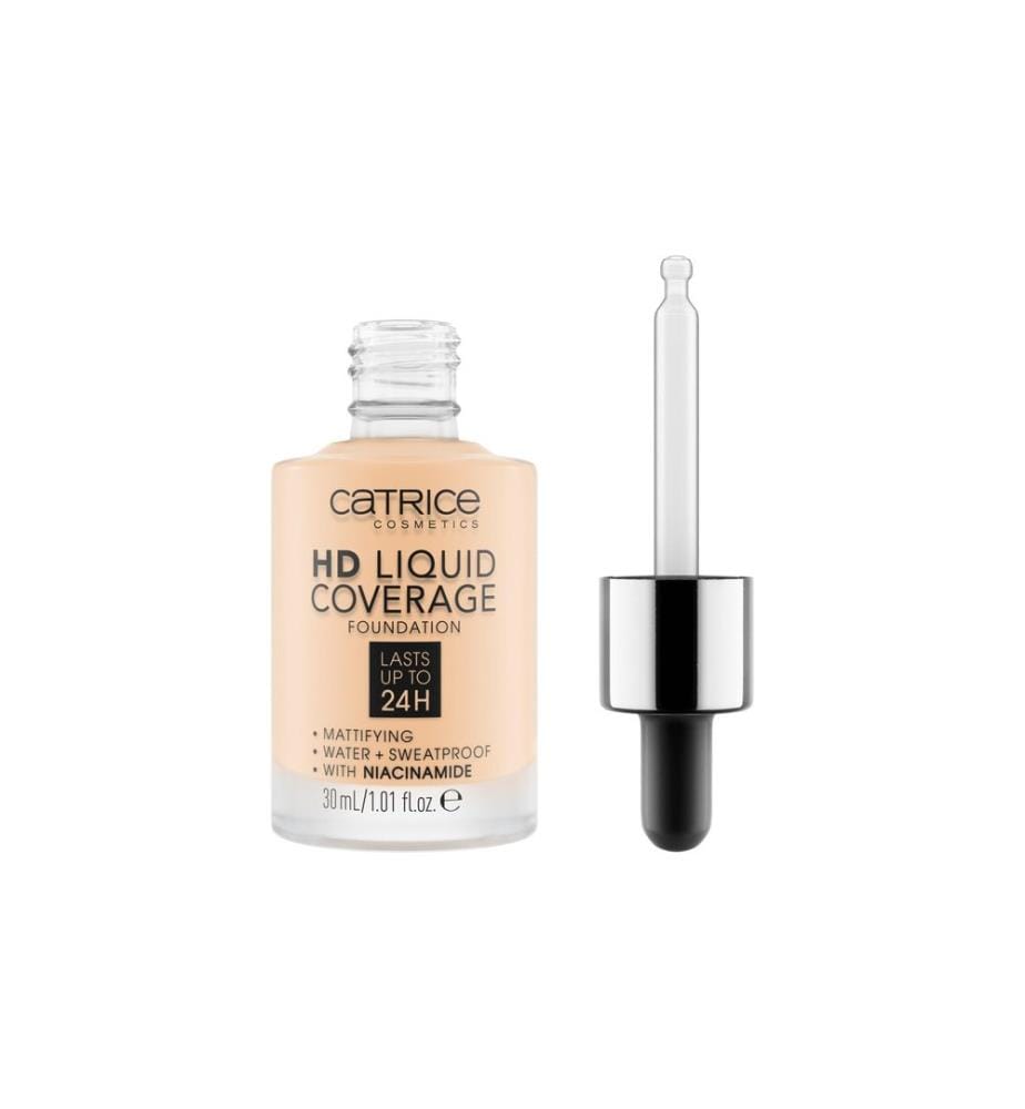 Catrice - Foundation HD Liquid Coverage Porcelain Beige
