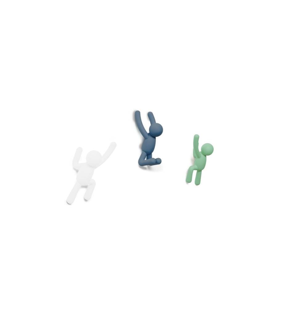 UMBRA - Crochet mural Buddy Multicolore, plastique