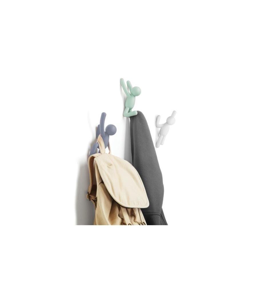 UMBRA - Crochet mural Buddy Multicolore, plastique