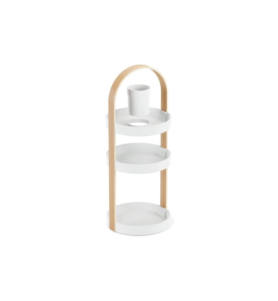 UMBRA - Bad-Utensilienhalter Bellwood Nature/Weiss