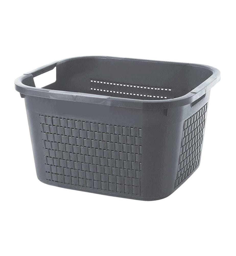 ROTHO - Wäschekorb  Country 22 l, Dunkelgrau