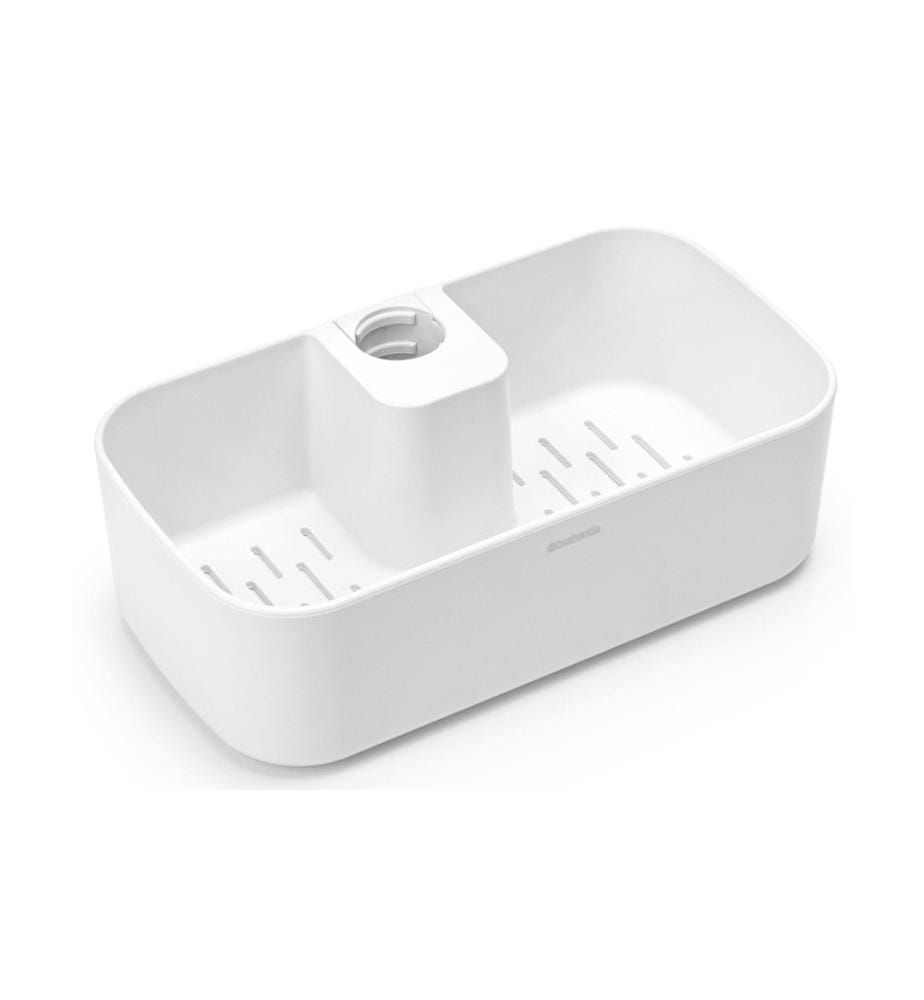 BRABANTIA - Duschmittelhalter ReNew 13.3 x 24.4 cm, Weiss