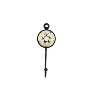 TRANQUILLO - Wandhaken handbemalt Beige/Schwarz