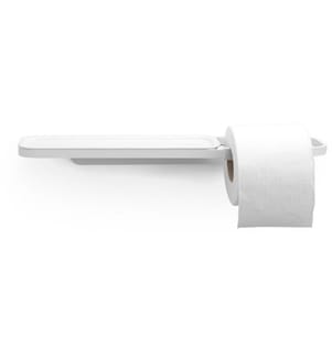 BRABANTIA - Toilettenpapierhalter Mindset mit Ablage Weiss