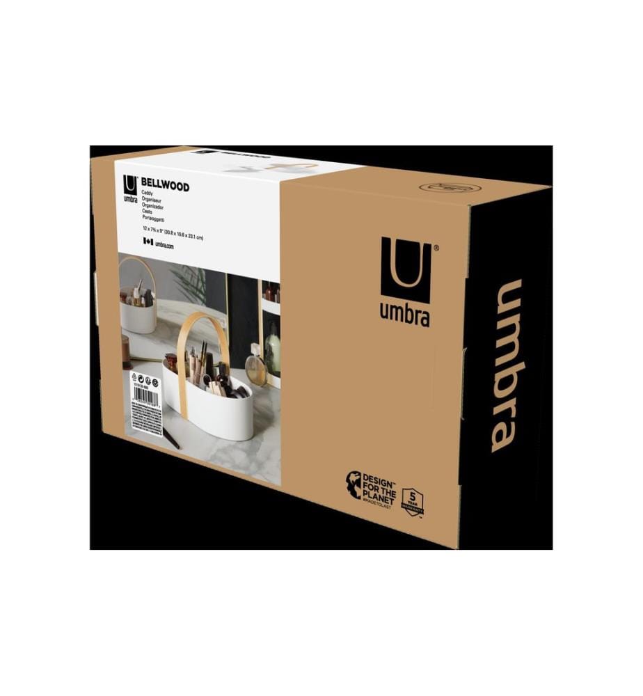 UMBRA - Aufbewahrungsbox Bellwood Nature/Weiss